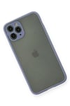 Mey İthalat®  iPhone 11 Pro Kılıf Montreal Silikon Kapak - Gri
