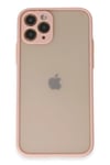 Mey İthalat®  iPhone 11 Pro Kılıf Montreal Silikon Kapak - Pembe