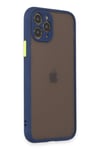 Mey İthalat®  iPhone 11 Pro Kılıf Montreal Silikon Kapak - Lacivert
