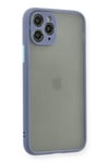 Mey İthalat®  iPhone 11 Pro Kılıf Montreal Silikon Kapak - Gri