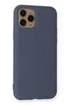 Mey İthalat®  iPhone 11 Pro Kılıf Nano içi Kadife Silikon - Gri