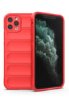 Mey İthalat®  iPhone 11 Pro Kılıf Optimum Silikon - Kırmızı