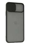 Mey İthalat®  iPhone 11 Pro Kılıf Palm Buzlu Kamera Sürgülü Silikon - Siyah