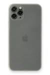 Mey İthalat®  iPhone 11 Pro Kılıf PP Ultra İnce Kapak - Beyaz