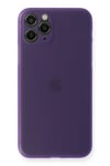 Mey İthalat®  iPhone 11 Pro Kılıf PP Ultra İnce Kapak - Mor