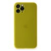 Mey İthalat®  iPhone 11 Pro Kılıf PP Ultra İnce Kapak - Sarı