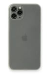 Mey İthalat®  iPhone 11 Pro Kılıf PP Ultra İnce Kapak - Beyaz