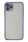 Mey İthalat®  iPhone 11 Pro Max Kılıf  Lensli Silikon - Mor
