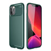 Mey İthalat®  iPhone 11 Pro Max Kılıf Auto Focus Karbon Kapak - Yeşil