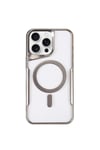 Mey İthalat®  iPhone 11 Pro Max Kılıf Boyi Magsafe Silikon Kapak - Gümüş