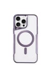 Mey İthalat®  iPhone 11 Pro Max Kılıf Boyi Magsafe Silikon Kapak - Derin Mor