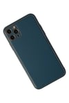 Mey İthalat®  iPhone 11 Pro Max Kılıf Coco Deri Silikon Kapak - Mavi