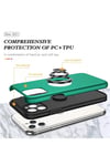 Mey İthalat®  iPhone 11 Pro Max Kılıf Elit Yüzüklü Kapak - Yeşil