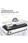Mey İthalat®  iPhone 11 Pro Max Kılıf Elit Yüzüklü Kapak - Gümüş