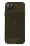 Mey İthalat®  iPhone 11 Pro Max Kılıf Fly Lens Silikon - Siyah