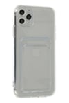 Mey İthalat®  iPhone 11 Pro Max Kılıf Kart Şeffaf Silikon - Şeffaf