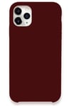 Mey İthalat®  iPhone 11 Pro Max Kılıf Lansman Legant Silikon - Bordo