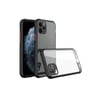 Mey İthalat®  iPhone 11 Pro Max Kılıf Miami Şeffaf Silikon - Siyah
