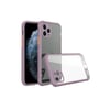 Mey İthalat®  iPhone 11 Pro Max Kılıf Miami Şeffaf Silikon - Açık Mor