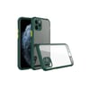 Mey İthalat®  iPhone 11 Pro Max Kılıf Miami Şeffaf Silikon - Koyu Yeşil