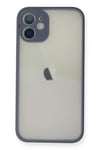 Mey İthalat®  iPhone 11 Pro Max Kılıf Montreal Silikon Kapak - Gri