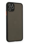 Mey İthalat®  iPhone 11 Pro Max Kılıf Montreal Silikon Kapak - Siyah