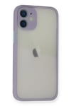 Mey İthalat®  iPhone 11 Pro Max Kılıf Montreal Silikon Kapak - Mor