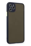 Mey İthalat®  iPhone 11 Pro Max Kılıf Montreal Silikon Kapak - Lacivert