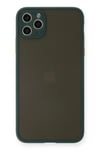 Mey İthalat®  iPhone 11 Pro Max Kılıf Montreal Silikon Kapak - Yeşil