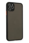 Mey İthalat®  iPhone 11 Pro Max Kılıf Montreal Silikon Kapak - Siyah