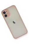 Mey İthalat®  iPhone 11 Pro Max Kılıf Montreal Silikon Kapak - Pembe