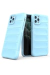 Mey İthalat®  iPhone 11 Pro Max Kılıf Optimum Silikon - Sky Blue