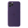 Mey İthalat®  iPhone 11 Pro Max Kılıf PP Ultra İnce Kapak - Mor