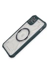 Mey İthalat®  iPhone 11 Pro Max Kılıf Prag Magneticsafe Kapak - Koyu Yeşil