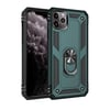 Mey İthalat®  iPhone 11 Pro Max Kılıf Sofya Yüzüklü Silikon Kapak - Yeşil