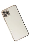 Mey İthalat®  iPhone 11 Pro Max Kılıf Volet Silikon - Beyaz