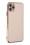 Mey İthalat®  iPhone 11 Pro Max Kılıf Volet Silikon - Pembe
