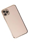 Mey İthalat®  iPhone 11 Pro Max Kılıf Volet Silikon - Pembe