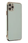 Mey İthalat®  iPhone 11 Pro Max Kılıf Volet Silikon - Açık Yeşil