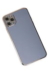 Mey İthalat®  iPhone 11 Pro Max Kılıf Volet Silikon - Mavi