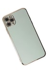 Mey İthalat®  iPhone 11 Pro Max Kılıf Volet Silikon - Açık Yeşil