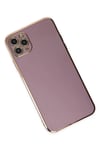 Mey İthalat®  iPhone 11 Pro Max Kılıf Volet Silikon - Mor
