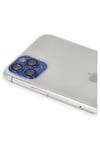 Mey İthalat®  iPhone 11 Pro Max Pers Alüminyum Kamera Lens - Lacivert