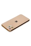 Mey İthalat®  iPhone 11 Pro Renkli Kamera Lens Koruma Cam - Turuncu-Kırmızı