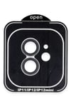 Mey İthalat®  iPhone 11 PVD Metal Kamera Lens - Siyah