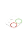 Mey İthalat®  iPhone 11 Renkli Kamera Lens Koruma Cam - Yeşil-Pembe