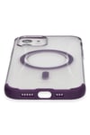 Mey İthalat®  iPhone 12 Hilton Magsafe Kapak - Derin Mor