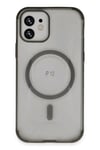 Mey İthalat®  iPhone 12 Hilton Magsafe Kapak - Titan Gri