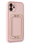 Mey İthalat®  iPhone 12 Kılıf Coco Elit Kapak - Pembe