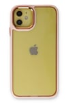 Mey İthalat®  iPhone 12 Kılıf Dora Kapak - Pudra